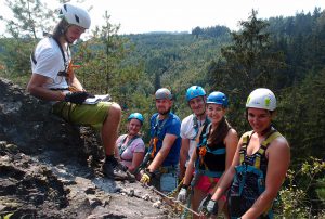via ferrata vodní brána u semil
