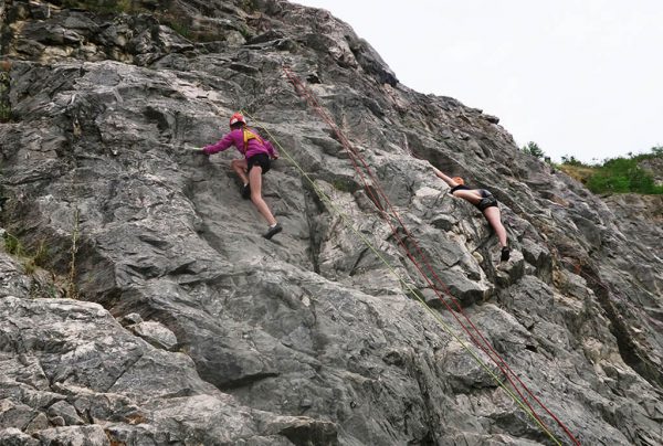 kurz lezení na skalách