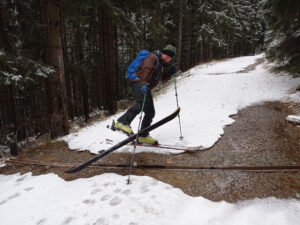 Skialpový kurz Dolní Morava – pohyb v lesním terénu