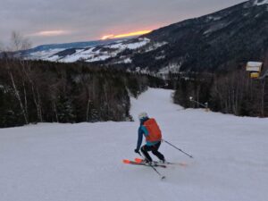 Individuální skialpový kurz – sjezd na sjezdovce