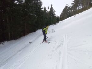 Skialpový kurz ve volném terénu Orlických hor